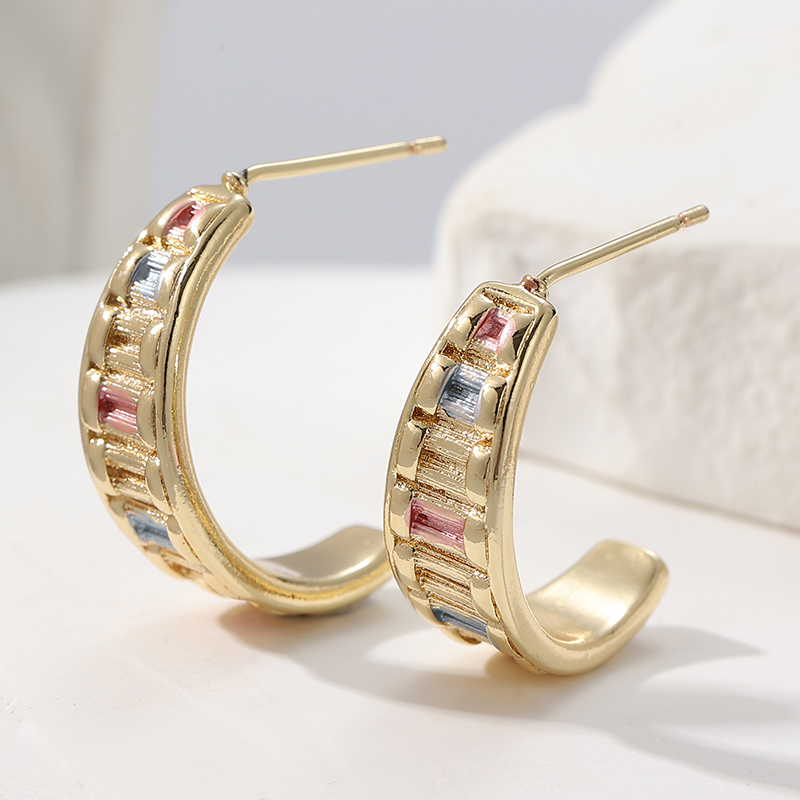 Unique Jewelry Watches - Wyjątkowe Kolczyki z Łańcuszkiem do Zegarka