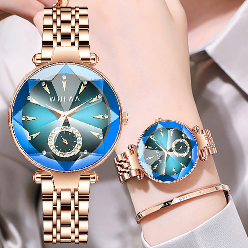 Jewelry Watches Brands - Luksusowa markowa bransoletka zegarki damskie różowe