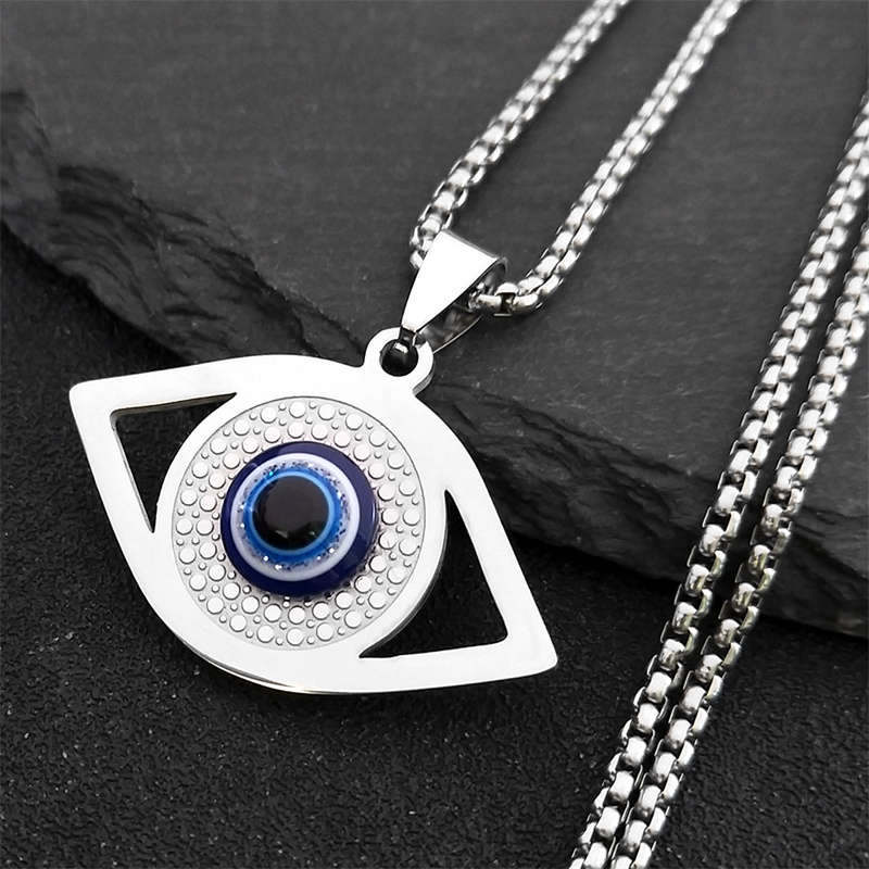 Jewelry & Watches Sp Z Oo Ul Frezerów 3 - Islamski Naszyjnik Hamsa z Niebieskim Okiem