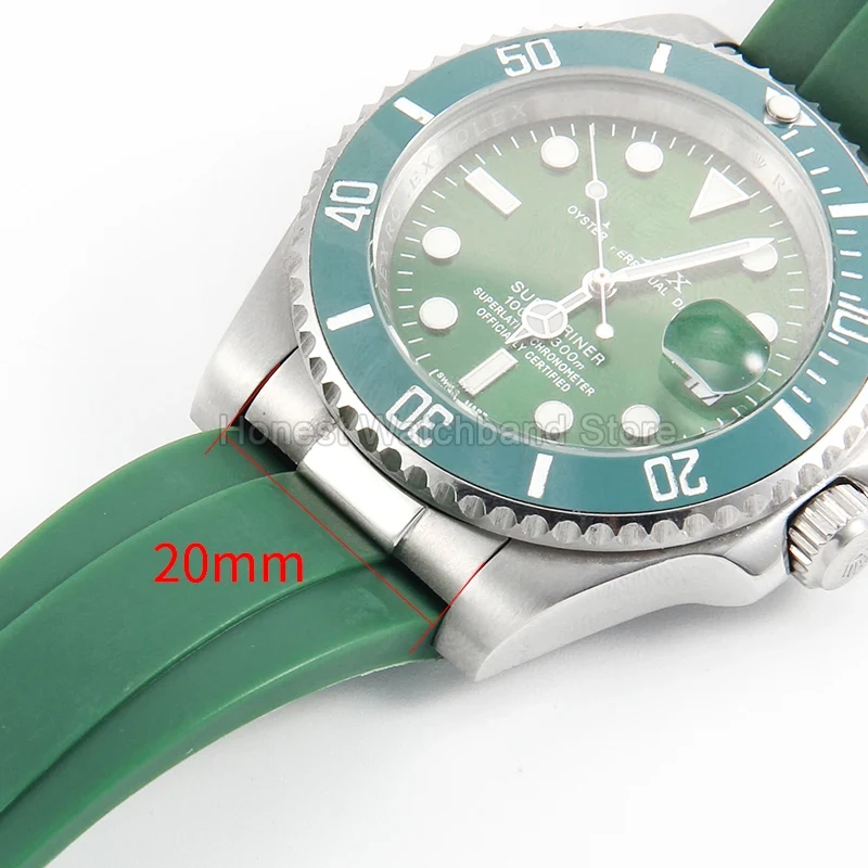 Zakrzywiona końcówka paska z w – Rolex Watch Submariner recenzja i cena