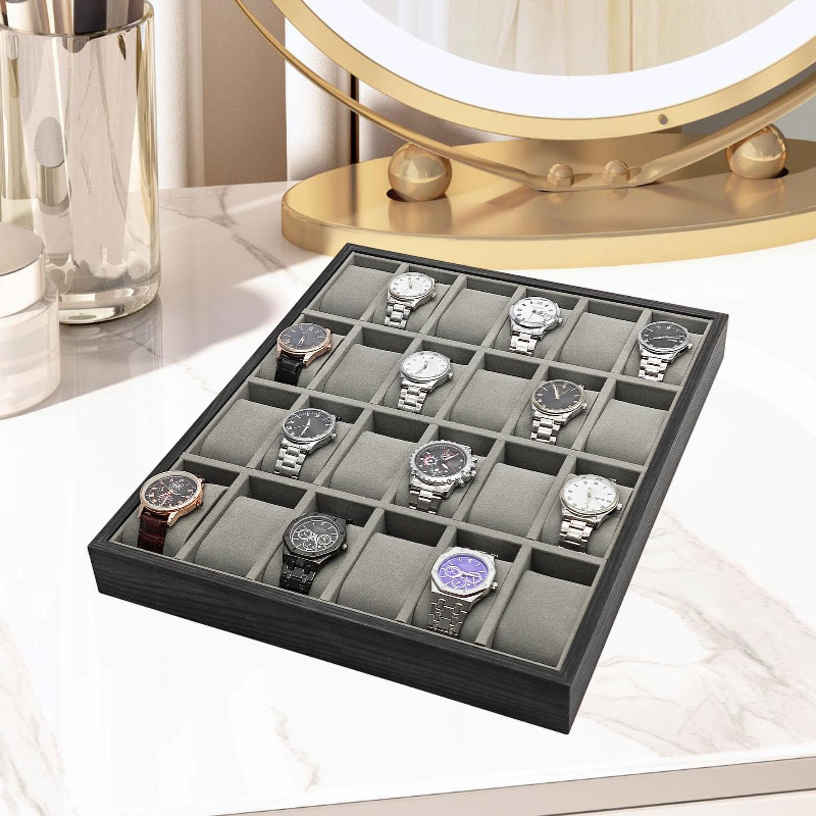 Drewniana taca na 24 zegarki d – Jewelry And Watches Exhibition recenzja i cena