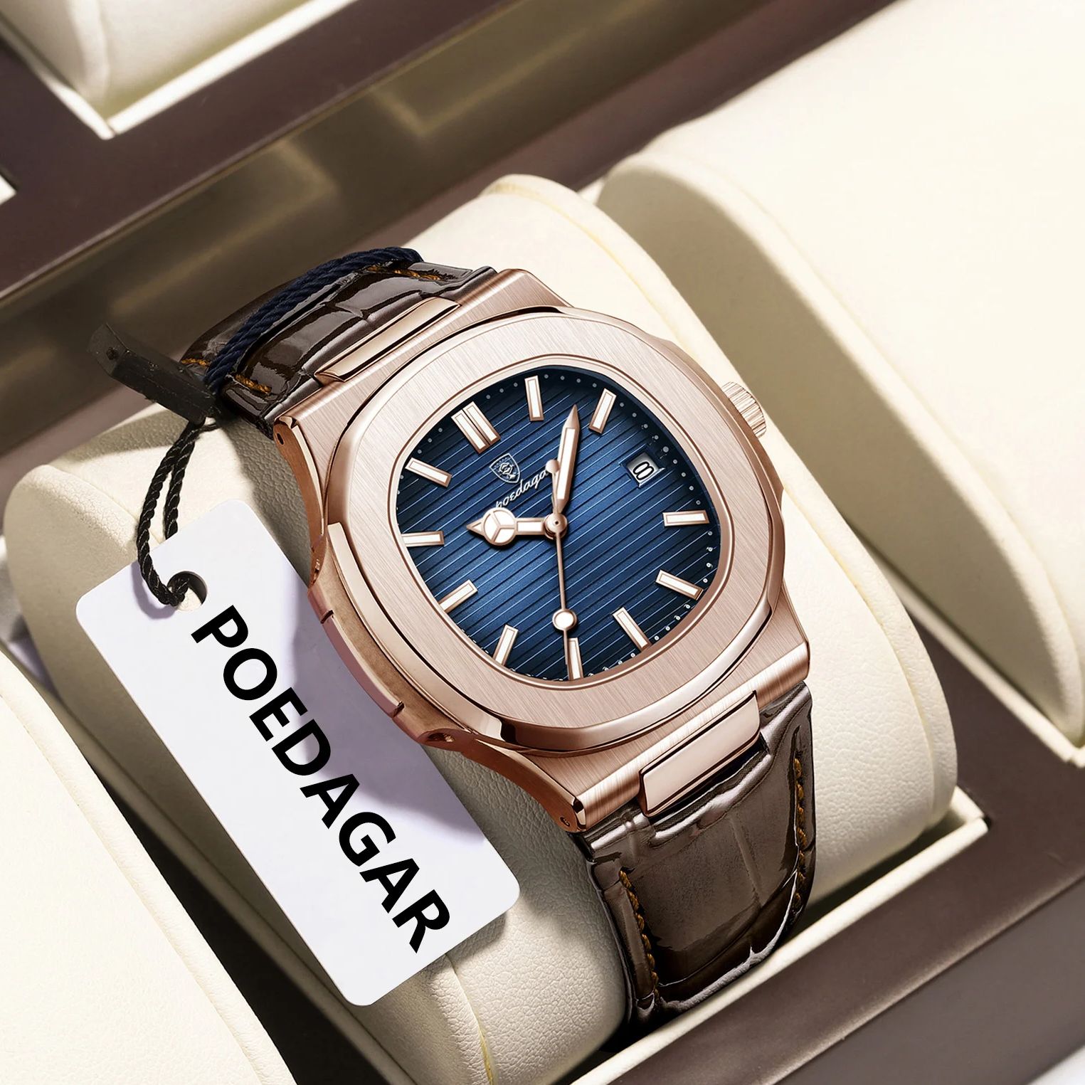 POEDAGAR Męski Zegarek Bizneso – Rg Watches & Jewelry Gmbh recenzja i cena