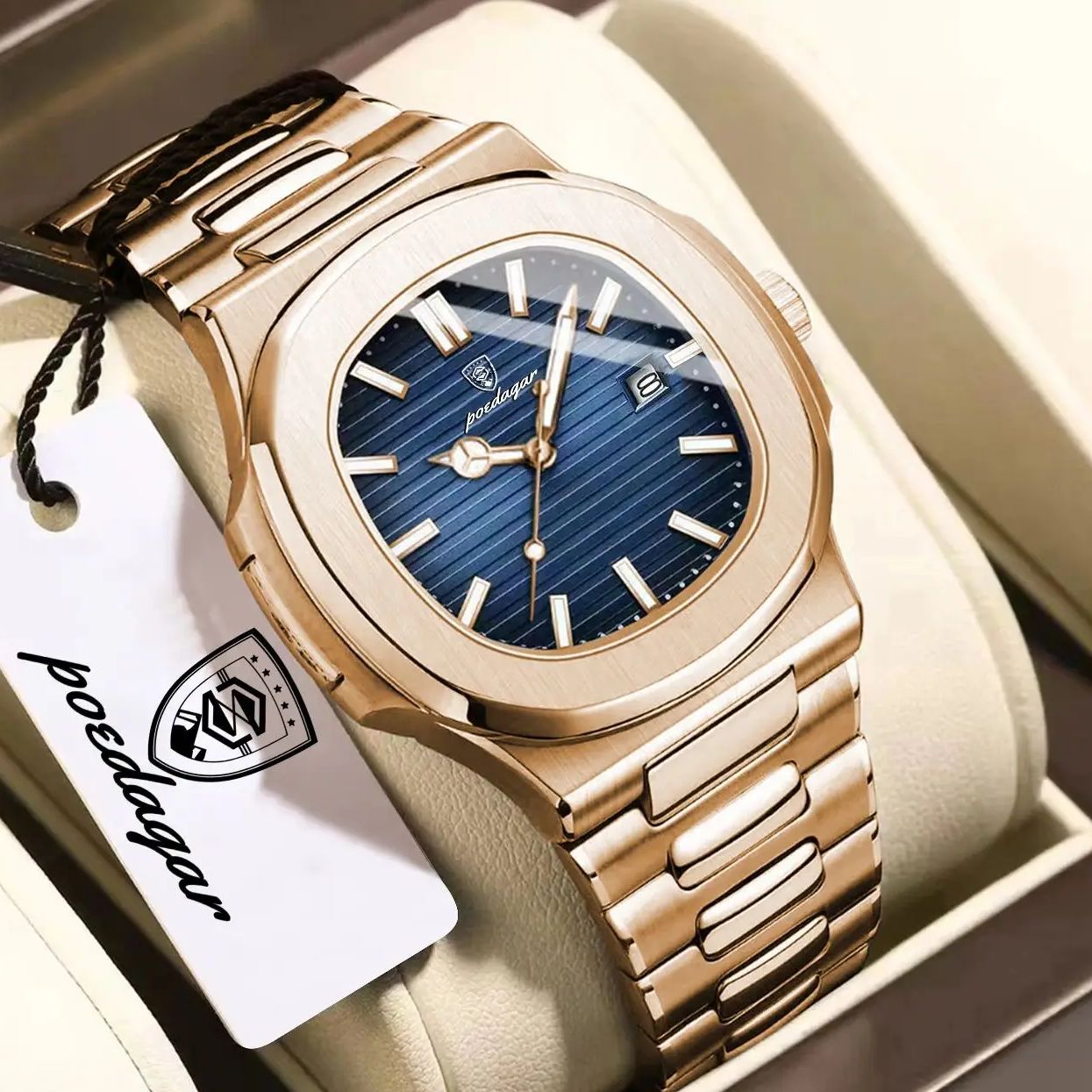 POEDAGAR Top Fashion Square Mę – Rg Watches & Jewelry Gmbh recenzja i cena