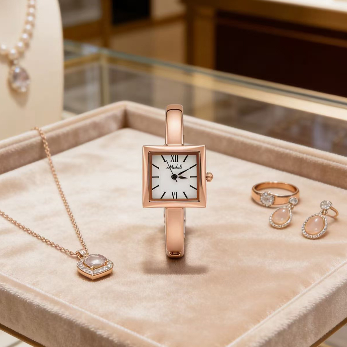 Luksusowy zegarek damski z kwa – Jewelry Watches Brands recenzja i cena
