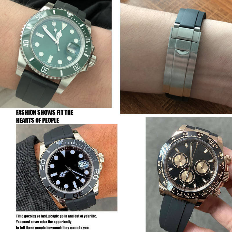 Gumowy pasek do zegarków 18mm  – Rolex Watch Submariner recenzja i cena